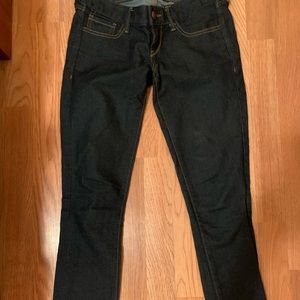 Express Dark Wash Skinny Jeans